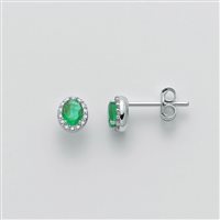 Pendientes Miluna Mujer in Oro blanco Smeraldo ERD2394 - ERD2394